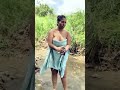 No Panty Bathing Outside Lady Take A Bath On The River