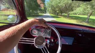 1949 Ford F1 driving V8 hotrod restomod CarterB