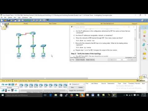 CCNA2 Chapter7 -Investigating Convergence