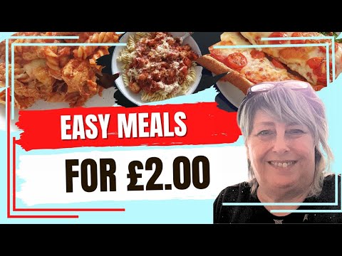 5 meal ideas for £2.00 #food #budgeting #recipes
