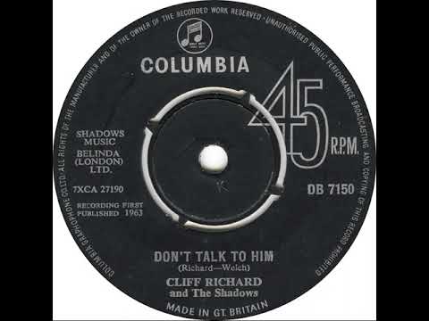 UK New Entry 1963 (238) Cliff Richard & The Shadows - Don't Talk To Him