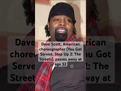 Dave Scott, American choreographer, passes away at 52 #death #choreography #dance #davescott #rip