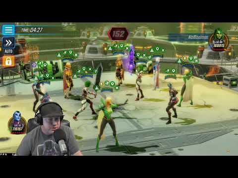 Adam Warlock 8W Mirror Matches in Arena & RTA - Initial Testing - MARVEL Strike Force - MSF