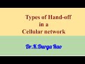 Handoff in Cellular network | Types of Handoff | #MobileComputing #CMC