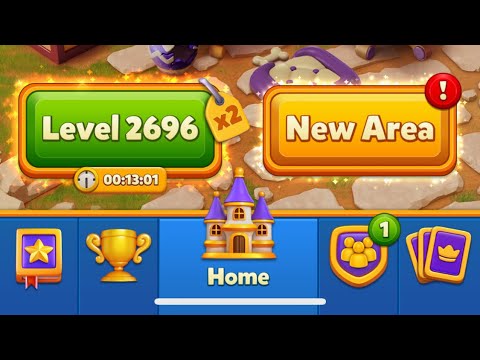 Daily play Royal Match | Level from 2684 to 2696
