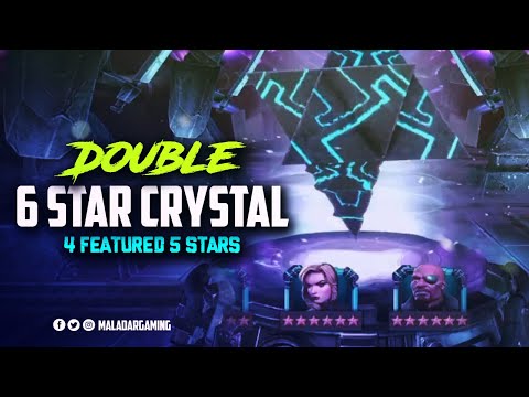 Double 6 Star & 4 Featured 5 Star Crystals Opening - Marvel Contest of Champions