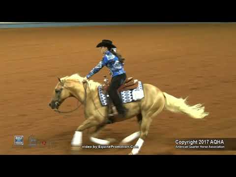 TINSELTOWN TUFFY ridden by HANNAH MITCHELL  - 2017 AQHYA World Show (Reining, FINALS)