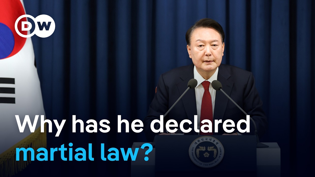 Breaking: South Korea's president declares martial law against 'communist forces' | DW News