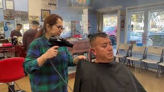 Di  Barber shop Kent’s in Monterey San Jose California