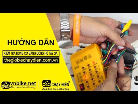 HƯỚNG DẪN KIỂM TRA ĐỘNG CƠ BẰNG ĐỒNG HỒ TAY GA