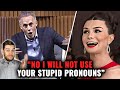 Jordan Peterson Instantly OWNS Woke Professor On Gender Pronouns
