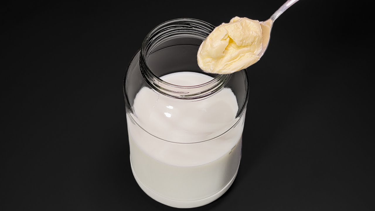 Just add butter to 1 liter of milk! A few people know this secret recipe