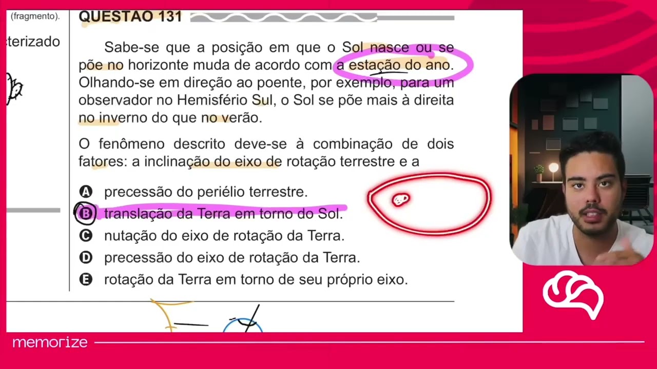 Resolução em Vídeo — Questão 94 ENEM 2017 PPL