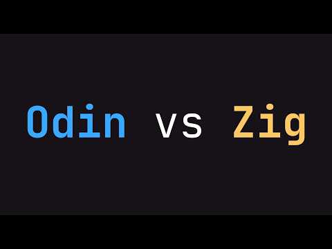 Why I use Odin over Zig for everything