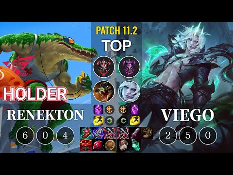 RW Holder Renekton vs Viego Top - KR Patch 11.2