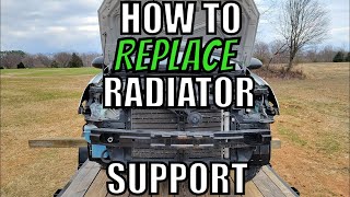 How To Replace Radiator Support On A Hyundai Accent Easy | 8K | #diy
