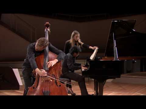 Cesar Franck sonata in A major, 2nd mov, double bass, Matthew McDonald, piano Yannick Rafalimanana