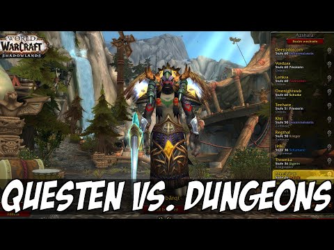 50% EP-Buff Wind der Weisheit ausnutzen! Wie levelt es sich schneller? Questen vs. Dungeons!