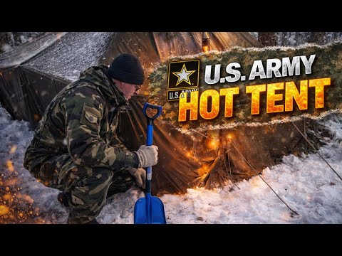 How to set up a U.S. Army Arctic Hot Tent