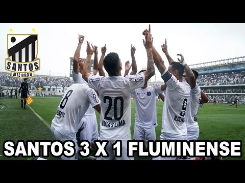 SANTOS 3 X 1 FLUMINENSE (CAMPEONATO BRASILEIRO 2015) - NARRAÇÃO SANTÁSTICA