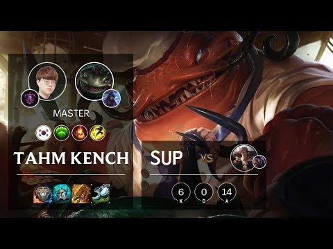 Tahm Kench Support vs Sett - KR Master Patch 10.7