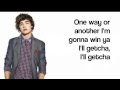 one way or another lyrics-One direction 