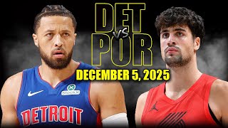 [검증마트]12월06일 디트로이트 포틀랜드 NBA 하이라이트