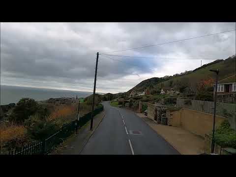 Southern Vectis Bus Cam - Route 3 - Shanklin To Ventnor - Isle Of Wight - December 2022 | kittikoko