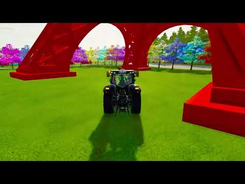 LOAD AND TRANSPORT GIANT DUCKS WITH FENDT TRACTORS AND JCB LOADERS - Farming Simulator 22