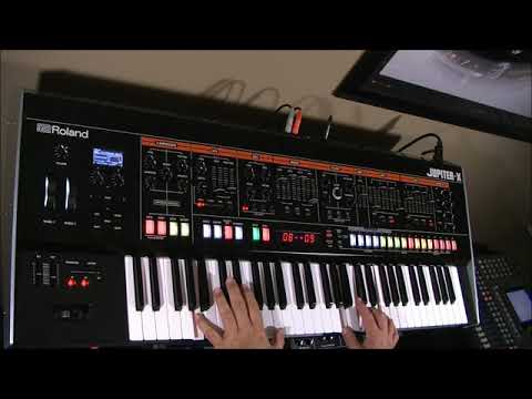 Roland Jupiter X  My 80's cover sounds part 1