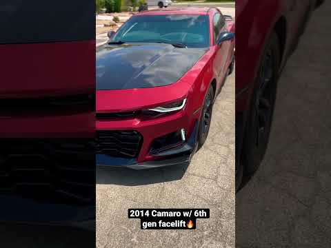 2014 Camaro with 6th gen style facelift 🔥 #camaro #Zl1 #1LE #carcommunity #cars