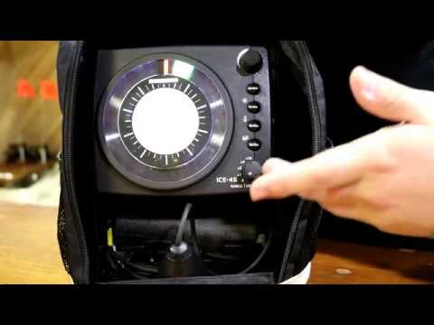 The Humminbird Ice-45 Flasher- Demo & Review