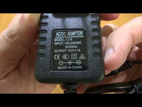 Dc 12v 1a power supply adapter