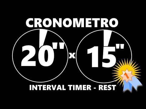 cronometro 20 segundos 15 descanso