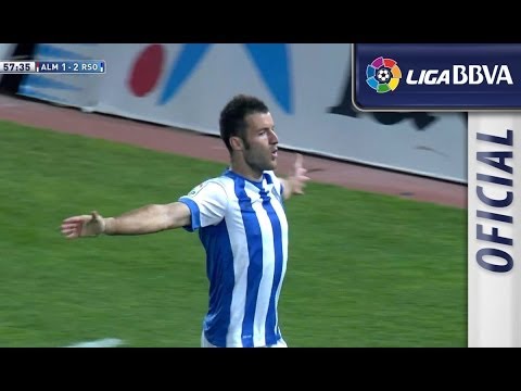 Golazo | Fantastic Goal de Agirretxe (1-2) en el UD Almería - Real Sociedad - HD