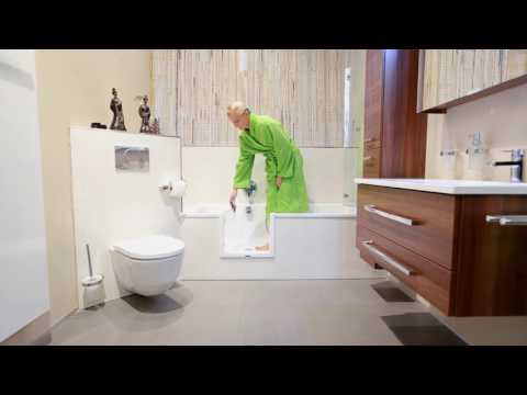 Einbau einer Badewannentür