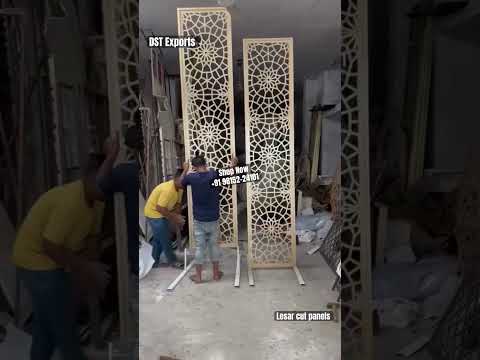 @dstexports5472  Laser Cut panels #wedding #stage #weddingstage #weddingbackdrop #weddingdecoration