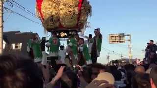 preview picture of video '2014 新居浜太鼓祭り　松神子vs阿島'