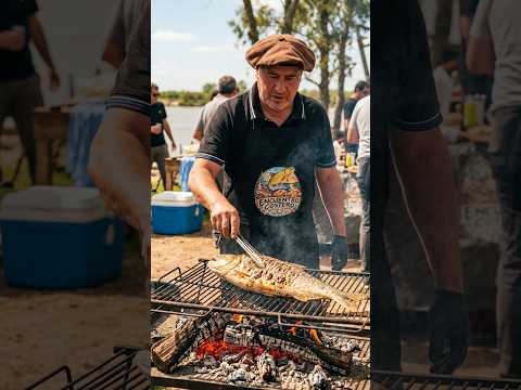 ¡Los SECRETOS del Pescado a la Parrilla! 🐟🔥 1° Festival en Gaboto #Shorts