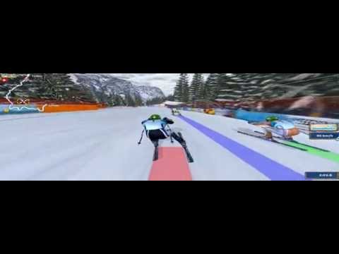 SC14 - SchmoezBuam - Rennen in Wengen am 19.01.2014: das Finish des packenden Dreikampfs!