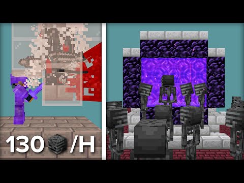 Minecraft Wither Skeleton Farm With No Spawnproofing