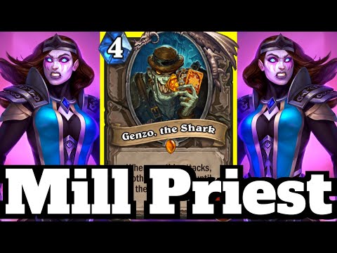 NEW Mill Priest OTK with Genzo the Shark?!?! | Hearthstone