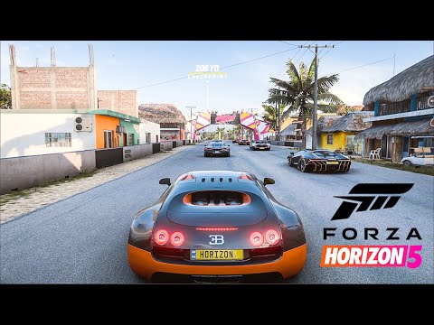 BUGATTI / The Goliath Race / Gameplay Walkthrough Part 9 (60fps) No Commentary - FORZA HORIZON 5