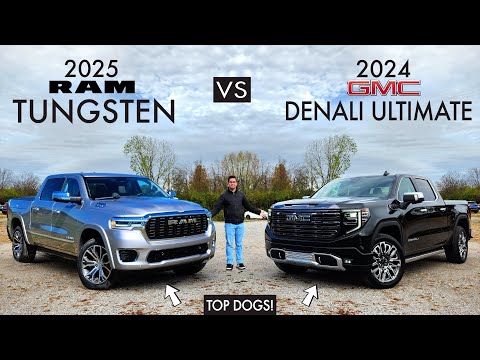 KINGS OF LUXURY! -- 2025 RAM 1500 Tungsten vs. 2024 GMC Sierra Denali Ultimate: Comparison