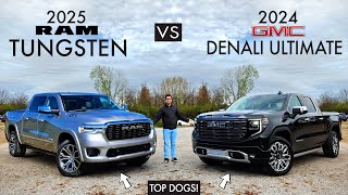 KINGS OF LUXURY! -- 2025 RAM 1500 Tungsten vs. 2024 GMC Sierra Denali Ultimate: Comparison