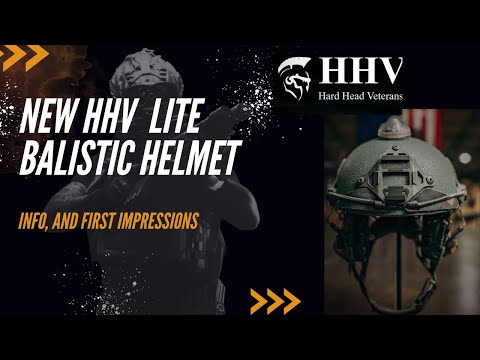 NEW Ballistic Helmet from @HardHeadVeterans the ATE Lite!