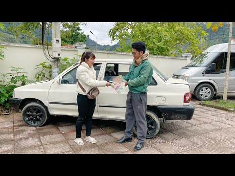 The girl spent $1000 to buy a car to repair and prepare to build it into a supercar.