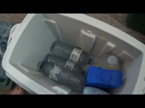 coleman 16 quart cooler 3 day ice test made in the USA 1991 2017