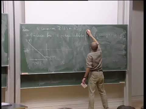 Prof. Daniel Huybrechts | Introduction to derived categories and stability conditions - I
