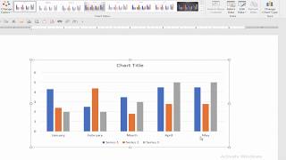 How to Change Horizontal Axis Category of Chart in Microsoft Office Document 2017
